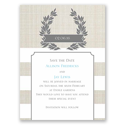 Yours Truly - Save the Date Card