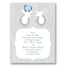 Buck & Doe - Save the Date Card