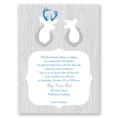 Buck & Doe - Bridal Shower Invitation
