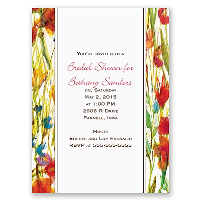 Sweet Meadow - Bridal Shower Invitation