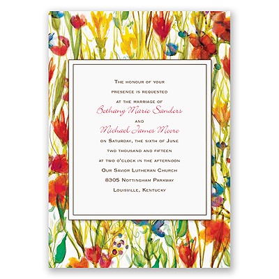 Sweet Meadow - Invitation