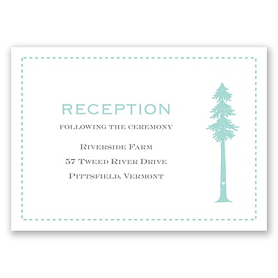 Majestic Love - Reception Card