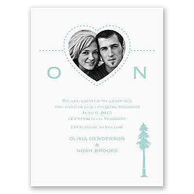 Majestic Love - Save the Date Card