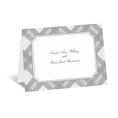 Highland Plaid - Note Card and Envelope