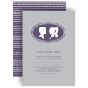 Vintage Silhouettes - Invitation