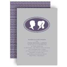 Vintage Silhouettes - Invitation