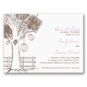 Gingham Lanterns - Save the Date Card