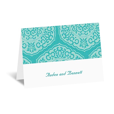Rustic Brooch - Note Card and Envelope