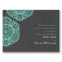 Rustic Brooch - Save the Date Card