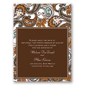Vintage Paisley - Save the Date Card