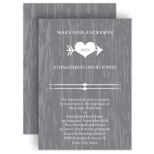 Rustic Romance - Invitation