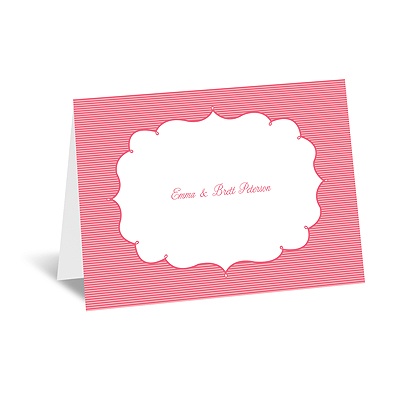 Chic Crest - Note Card and Envelope