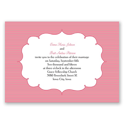Chic Crest - Invitation
