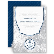 Vintage Nautical - Invitation