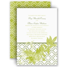 Rustic Roses - Invitation