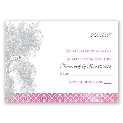 Expression of Love - Response Card and Envelope