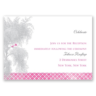 Expression of Love - Reception Card