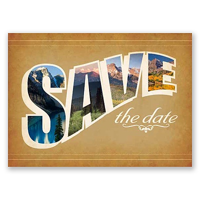 Sierra Splendor - Save the Date Postcard