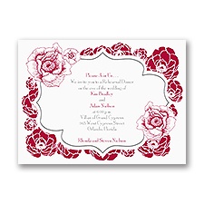 Pretty Flowers - Rehearsal Dinner Invitation