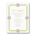 Bling Border - Engagement Party Invitation