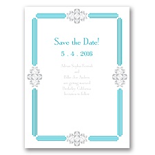Bling Border - Save the Date Card