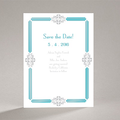 Bling Border - Save the Date Card