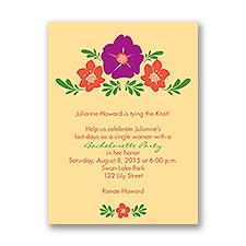 Blooming Vintage - Butter - Bachelorette Party Invitation