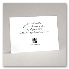 Qvites™ - White - Response Card