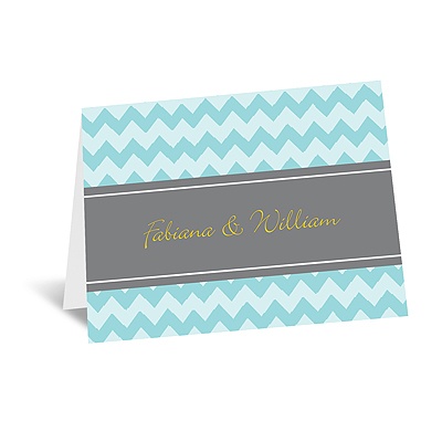 So Chevron - Note Card and Envelope