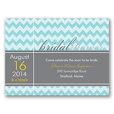 So Chevron - Bridal Shower Invitation