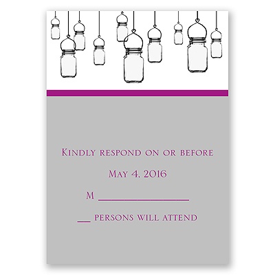 Illumination - Respond Card and Envelope