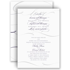 Love Never Fails - Invitation