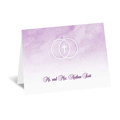 United In Faith - Freesia - Note Card and Envelope