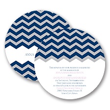 Chevron Style - Invitation