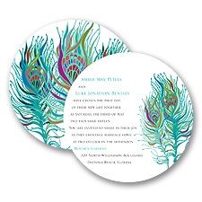 Nouveau Peacock - Invitation