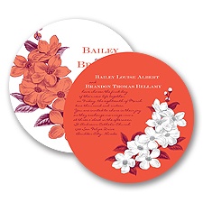 Dainty Blossoms - Tango - Invitation