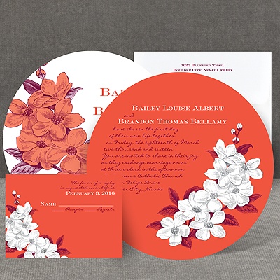 Dainty Blossoms - Tango - Invitation