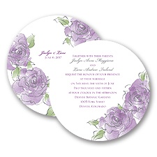 Artistic Roses - Invitation