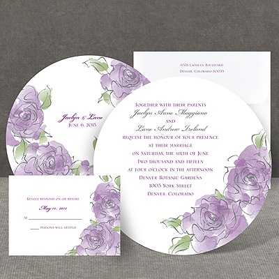 Artistic Roses - Invitation