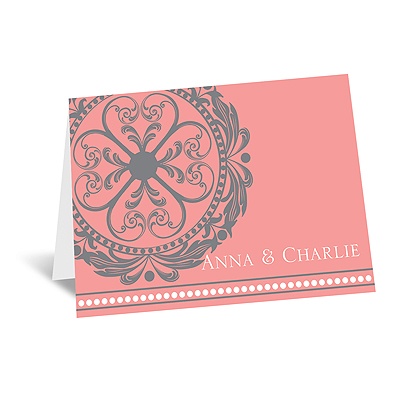 Medallion Romance - Note Card and Envelope
