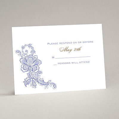 Loving Lace - Response Card and Envelope
