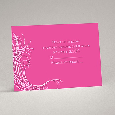 Artistic Flourishes - Response Card and Envelope