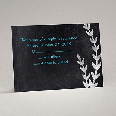 Chalk it Up - Response Card and Envelope