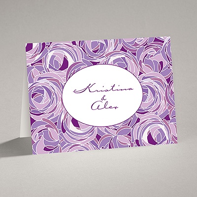 Mod Roses - Grapevine - Note Card and Envelope