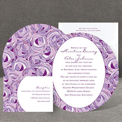 Mod Roses - Grapevine - Invitation