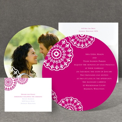Floral Medallions - Invitation