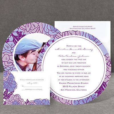 Petal Power - Grapevine - Invitation