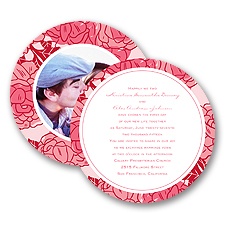 Petal Power - Posie Pink - Invitation
