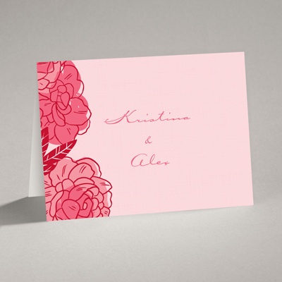 Petal Power - Posie Pink - Note Card and Envelope