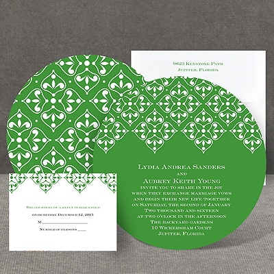 Diamond Flourishes - Invitation